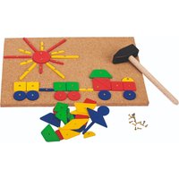Goki XXL Hammer & Nail Game - 102 Pieces | Size: 1 Pack