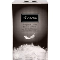 die zudecke Hungarian Goose Feather & Down 13.5tog Duvet in White | Size: Super King