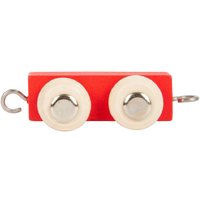 Small Foot Red Wooden Train Wagon Trailer