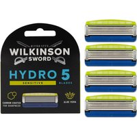 Wilkinson Sword Men's Hydro 5 Sensitive Razor Blades - 4 Pack in Black