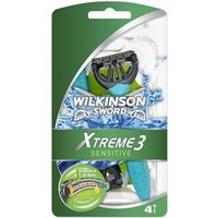 Wilkinson Sword Men's Xtreme 3 Comfort Plus Sensitive Disposable Razors - 4 Pack in Black