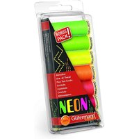 & TSET S 7X100M NEON Thread Set Sew All 100m Neon 7 Reels Gutermann
