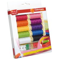 & TSET S 10X100M TAPE Thread Set Sew All 10 x 100m & Measuring Tape Gutermann