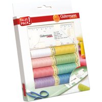 & TSET S 8X100M GAUGE Thread Set Sew All 8 x 100m & Seam Gauge Gutermann