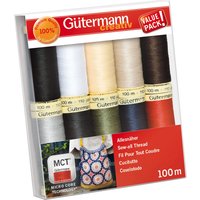 & TSET S 10X100M Thread Set Sew All 10 x 100m Basics Gutermann
