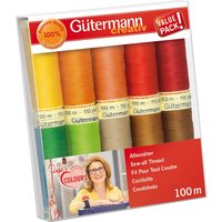 & TSET S 10X100M Thread Set Sew All 10 x 100m Gutermann
