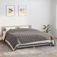 Berkfield Home Weighted Blanket Grey 235x290 cm 15 kg Fabric