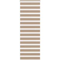 Berkfield Home Zebra Blind Sand Brown 90x200 cm Fabric Width 85.9 cm Polyester
