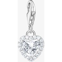 As We Love Cubic Zirconia Heart Dropper Charm 2202 051 14