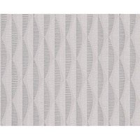 A.S. Abstract Leaf Pattern Geometric Stripe Motif Textured Wallpaper