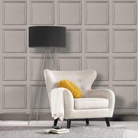 A.S. Coving Wood Panel 3D Effect Wooden Panelling Feature Wall Wallpaper
