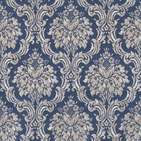 A.S. Floral Damask Baroque Non Woven Textured Wallpaper
