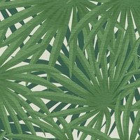 A.S. Creation Tropical Jungle Forest Leaf Leaves Textured Metallic Vinyl Wallpaper in Green