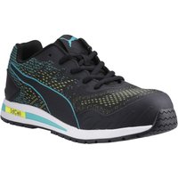 Puma Safety Vivid Green Heart Low Trainer in Black | Size: 5