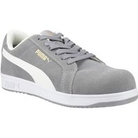 Puma Safety Iconic Low Safety Shoes in Grey | Size: 6