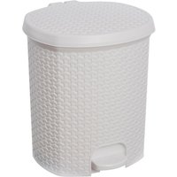 Keeeper Pedal Waste Bin 21 Litre Nordic White