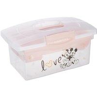 Keeeper Minnie Traveller Organising Storage Box with Lid Nordic Pink