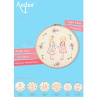 & FRIENDS EVER Embroidery Kit Hoop Friends Ever Anchor