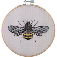 & BLACKWORK BEE Embroidery Kit Blackwork Bee Anchor
