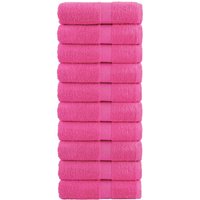 Berkfield Home Premium Soap Towels SOLUND 10 pcs Pink 30x30 cm 600 gsm