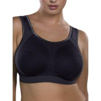 Anita Women's Active Extreme Control F-K Sports Bra in Black | Size: 34K