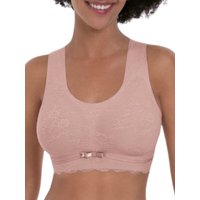 Anita Women's Essential Lace Bralette in Pink | Size: 8