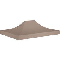 Berkfield Home Party Tent Roof 4x3 m Taupe 270 g/m ² in Beige