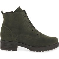 Gabor Women's 'Zumba' Lace Up Ankle Boots in Olive | Size: 7