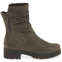 Gabor Women's 'Zola' Biker Boots in Taupe | Size: 7
