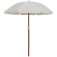 Berkfield Home Parasol with Steel Pole 180 cm Sand in Beige