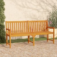 Berkfield Home Garden Bench 180 cm Solid Acacia Wood in Brown