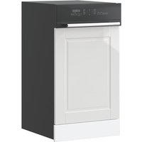 Berkfield Home Dishwasher Panel Porto High Gloss White 45x1, 5x67 cm Engineered Wood