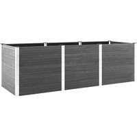 Berkfield Home Garden Raised Bed Grey 300x50x91 cm WPC | Size: 300 x 50 x 91 cm