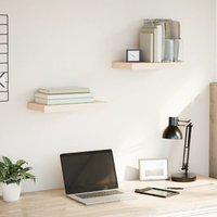 Berkfield Home Floating Shelves 2 pcs 40x23.5x4 cm Engineered Wood in Brown
