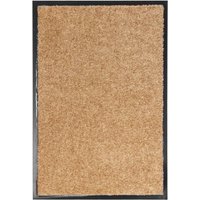 Berkfield Home Doormat Washable Cream 40x60 cm