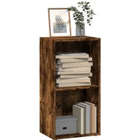 Berkfield Home Bookcase Smoked Oak 40x30x77 cm Engineered Wood in Brown | Size: 40 x 30 x 77 cm