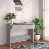 Berkfield Home Console Table Concrete Grey 100x35x76.5 cm Engineered Wood
