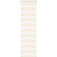Berkfield Home Zebra Blind Marble Beige 45x150 cm Fabric Width 40.9 cm Polyester