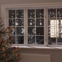 Berkfield Home Star & Moon Fairy Lights Remote Control 138 LED Cold White