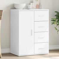 Berkfield Home Sideboard White 59x39x80 cm Engineered Wood | Size: 59 x 39 x 80 cm