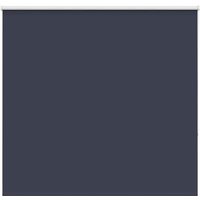 Berkfield Home Roller Blind Blackout Marine 165x130 cm Fabric Width 161.6 cm Polyester in Blue