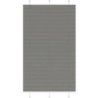 Berkfield Home Pleated Blind Anthracite 115x200 cm Fabric Width 114.4 cm Polyester in Black