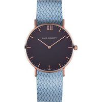 Paul Hewitt PH-SA-R-ST-B-26S 39mm Quartz Watch in Blue