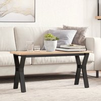 Berkfield Home Coffee Table Legs Y-Frame 90x30x43 cm Steel in Black | Size: 90 x 30 x 43 cm