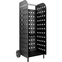 tectake Log Holder in Black