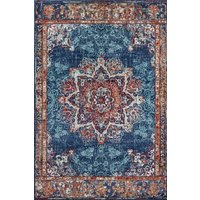 Orient Maderno Medallion Rug Polypropylene 0.8cm Pile Vacuum Safe cm x 120 cm