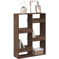 Berkfield Home Bookcase Brown Oak 100x33x135 cm Engineered Wood | Size: 100 x 33 x 135 cm