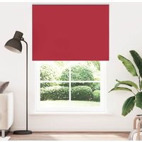 Berkfield Home Roller Blind Blackout Red 155x230 cm Fabric Width 151.6 cm Polyester
