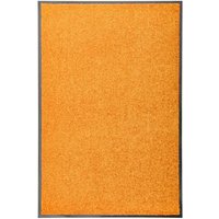 Berkfield Home Doormat Washable Orange 60x90 cm