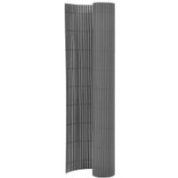 Berkfield Home Double-Sided Garden Fence 90x400 cm Grey